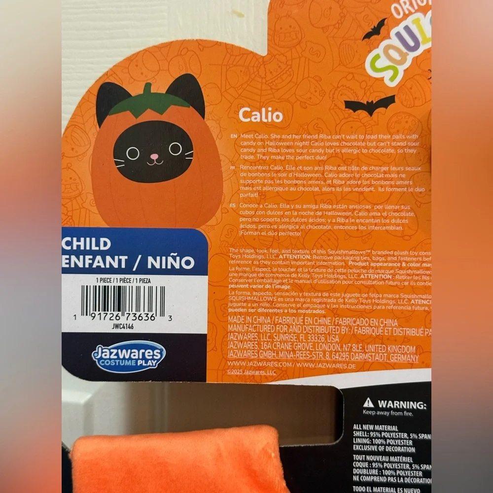 SQUISHMALLOWS Calio pumpkin Costume